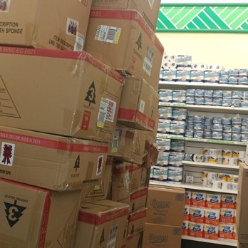 Dollar Tree - this will fall and hurt someone  sooner or latter - Discount Store Near Me - Pinellas Park, Florida
