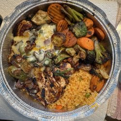 El Paso Mexican Grill - Polo loco. Grilled white chicken. With vegetables and rice.