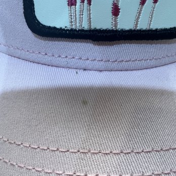 Finish Line - this is one of two stains on the hat, mailed to me. - Shoe Stores Near Me - Dublin, Ohio Finish Line - this is one of two stains on the hat, mailed to me. - Shoe Stores Near Me - Dublin, Ohio