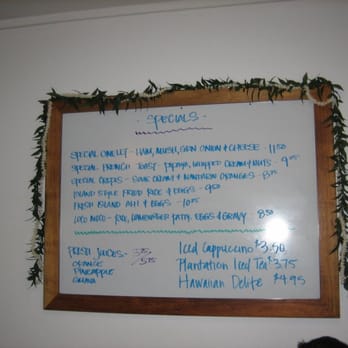 Eggs 'n Things - The daily specials - Breakfast & Brunch Near Me - Honolulu, Hawaii