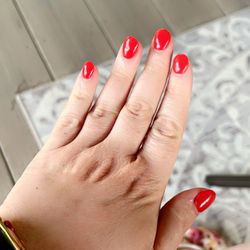 JV Nails Spa - Red nails, affectionately dubbed jungle red.