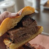 Photo of Post Oak Barbecue - Sacramento, CA, United States. Their juicy and o so tender brisket sandwich