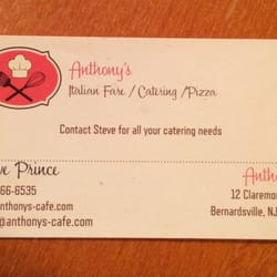 Anthony's Pizza & Catering - The owner's info