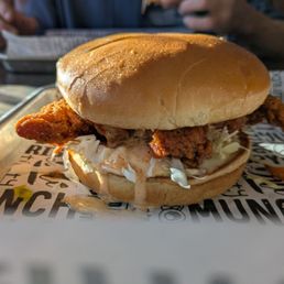 To come and try the famous chicken sandwich again just to see if last night was a fluke.