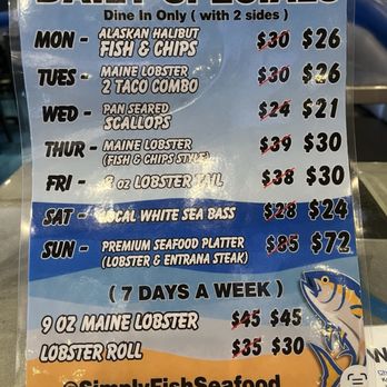 Simply Fish Seafood - September 2026 new menu - Fish & Chips Near Me - Costa Mesa, California Simply Fish Seafood - September 2026 new menu - Fish & Chips Near Me - Costa Mesa, California