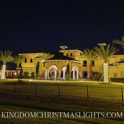 Kingdom Christmas Lights - Premium Christmas light installation contractor here in the Montgomery Texas area.  We offer free estimates so start your today!