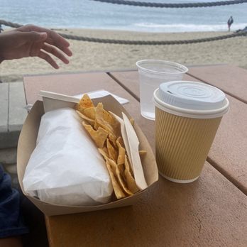 Lost Pier Cafe - Braised Short Dib Burrito + Coffee - Cafes Near Me - Laguna Beach, California Lost Pier Cafe - Braised Short Dib Burrito + Coffee - Cafes Near Me - Laguna Beach, California