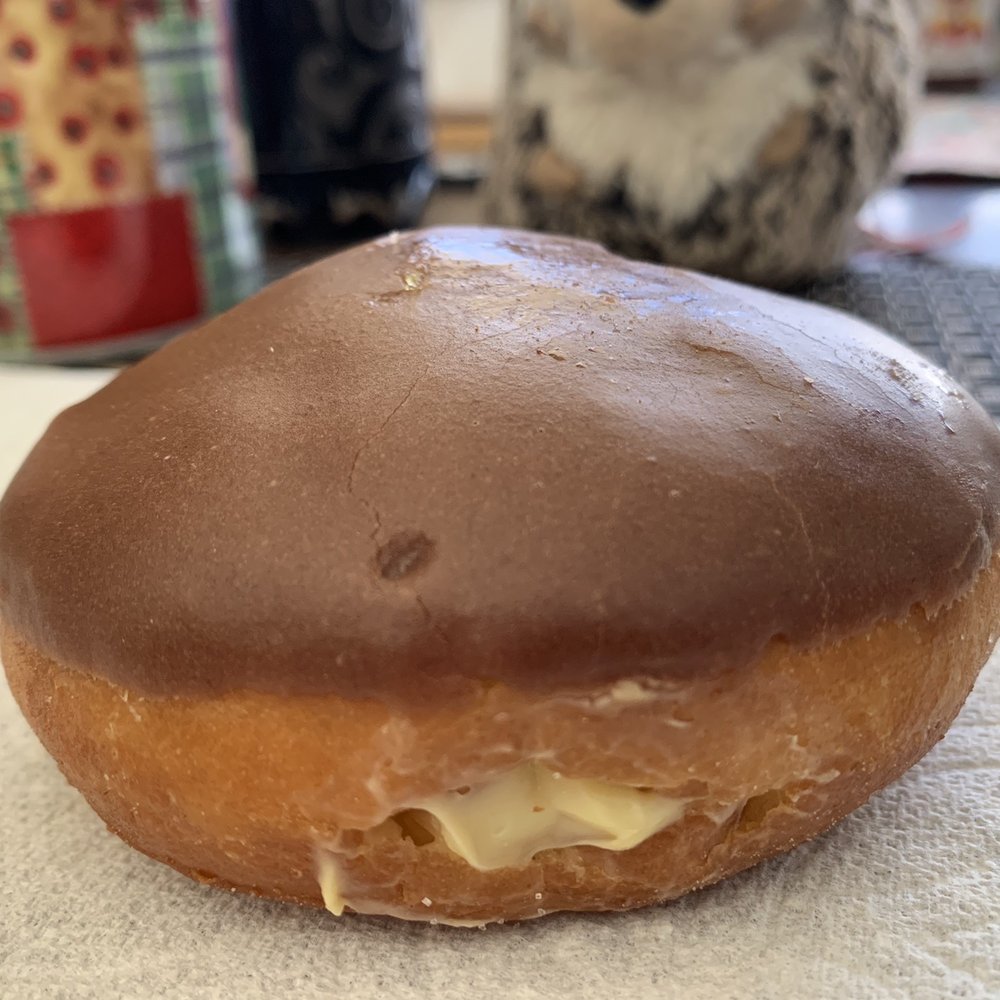Sure To Rise Bakery - A little bit of cream peaking out of the Bavarian Cream! - Donuts Near Me - Cashmere, Washington Sure To Rise Bakery - A little bit of cream peaking out of the Bavarian Cream! - Donuts Near Me - Cashmere, Washington