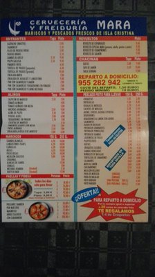 Menu photo 2 Mara Seville, SE