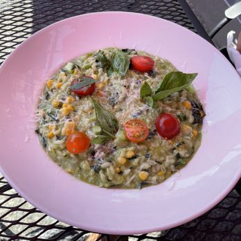 Nicks On Broadway - Local Sweet Corn - chili - herb   Parmesan Risotto - New American Near Me - Providence, Rhode Island