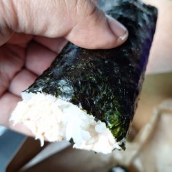 Blue crab hand roll