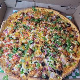 Butter Chicken Pizza