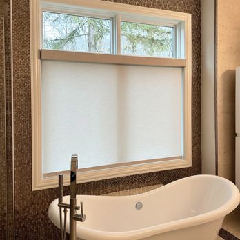 Timan & Co - Custom roller shades to let in the beautiful light across the ceiling, while offering total privacy at the street-level. - Shades & Blinds Near Me - Cleveland, Ohio Timan & Co - Custom roller shades to let in the beautiful light across the ceiling, while offering total privacy at the street-level. - Shades & Blinds Near Me - Cleveland, Ohio