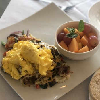 Cafe Benedicte - Meat lovers omelet with a side of fruit - Mediterranean Near Me - Houston, Texas Cafe Benedicte - Meat lovers omelet with a side of fruit - Mediterranean Near Me - Houston, Texas