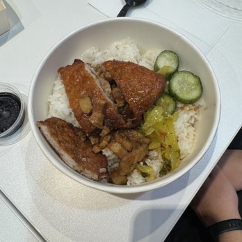 Bafang Dumpling - Pork Chop with Braised Pork Belly Rice - Taiwanese Near Me - Van Nuys, California