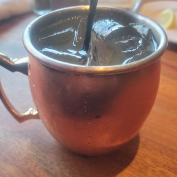 Seasons 52 - Peach Riesling Mule! I should've ordered another!! - New American Near Me - Columbia, Maryland Seasons 52 - Peach Riesling Mule! I should've ordered another!! - New American Near Me - Columbia, Maryland