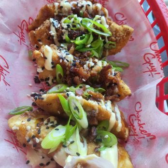 Chicken Guy! - Chicken dumplings with bacon and teriyaki sauce, very good! - Chicken Shop Near Me - Wesley Chapel, Florida Chicken Guy! - Chicken dumplings with bacon and teriyaki sauce, very good! - Chicken Shop Near Me - Wesley Chapel, Florida