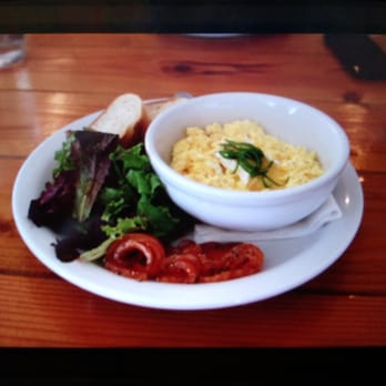 Cream Pot - A special - creamy scrambled eggs with brie. Scrumptious! - Breakfast & Brunch Near Me - Honolulu, Hawaii