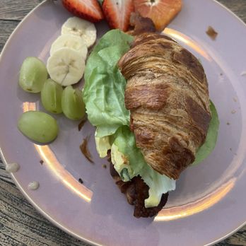 Little Lion Cafe - Croissant sandwich - Cafes Near Me - San Diego, California