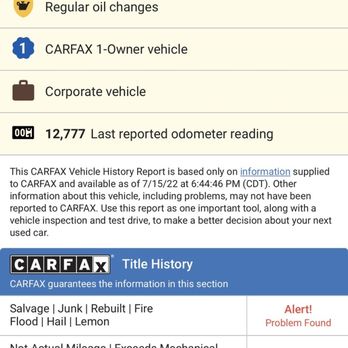 Deluxe Auto Sales - This is the Carfax on the car he sold me he should be ashamed of himself - Car Dealers Near Me - Linden, New Jersey