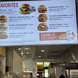 Burgers on the menu
