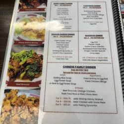 Dragon Garden Restaurant - Menu