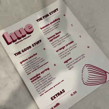 Resident Coffee Roasters - hue matcha pop up menu - Breakfast & Brunch Near Me - Gainesville, Florida