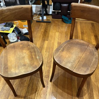 Relance Refinishing - Before - Two chairs - Furniture Repair Near Me Relance Refinishing - Before - Two chairs - Furniture Repair Near Me