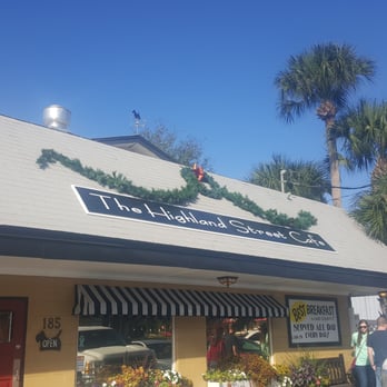 The Highland St Cafe - As seen from the parking lot - Breakfast & Brunch Near Me - Mount Dora, Florida The Highland St Cafe - As seen from the parking lot - Breakfast & Brunch Near Me - Mount Dora, Florida