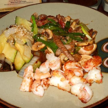 Benihana - Monterey - Benihana Excellence Teriyaki beef* julienne with scallions and colossal shrimp - Japanese Near Me - Monterey, California Benihana - Monterey - Benihana Excellence Teriyaki beef* julienne with scallions and colossal shrimp - Japanese Near Me - Monterey, California