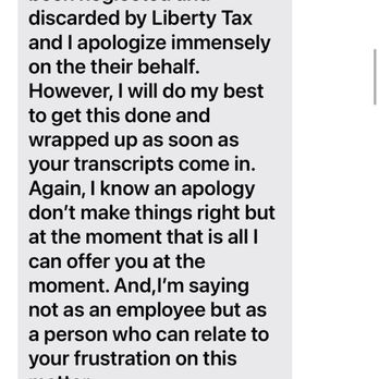 Liberty Tax - Texts from professional tax people - Tax Services Near Me - Waianae, Hawaii