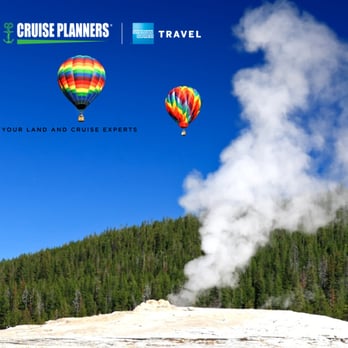 Cruise Planners - Old Faithful at Yellowstone National Park - Travel Agents Near Me Cruise Planners - Old Faithful at Yellowstone National Park - Travel Agents Near Me