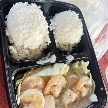 Thai Food Express - Garlic Shrimp - Food Trucks Near Me - Hauula, Hawaii