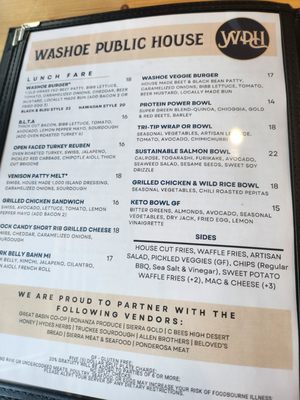 Menu photo 6 Washoe Public House Reno, NV Menu photo 6 Washoe Public House Reno, NV