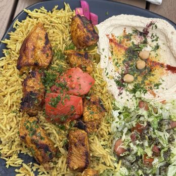 Lotus Falafel and Shawarma - Chicken kabab Chicken kabob plate - Mediterranean Near Me - Burlingame, California Lotus Falafel and Shawarma - Chicken kabab Chicken kabob plate - Mediterranean Near Me - Burlingame, California