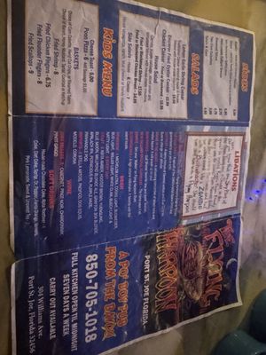Menu photo 2 The Flying Harpoon Port St. Joe, FL