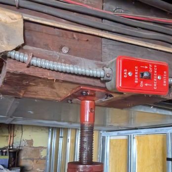 Squirrel Squad Builders - New support pillar properly installed and adjusted to get rid of a mess of shims. - Flooring Near Me - Albany, New York