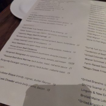 Mooo.... Beacon Hill - Menu - Steakhouses Near Me - Boston, Massachusetts