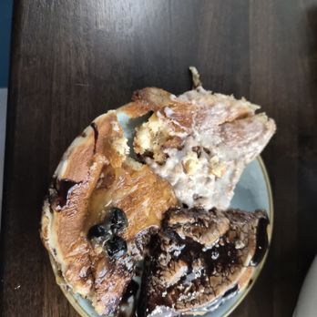 Golden Nest Pancakes & Cafe - 1/4 of each pancake - Lemon-Berry, Boston Cream, Cinnamon Roll - Breakfast & Brunch Near Me - Madison, Wisconsin