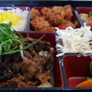 Meekak Korean BBQ Restaurant - Sweet soy beef bento box - Korean Near Me - Caboolture South, QLD Meekak Korean BBQ Restaurant - Sweet soy beef bento box - Korean Near Me - Caboolture South, QLD