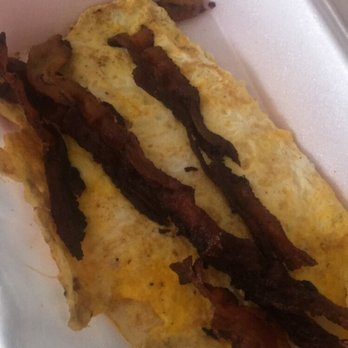 Oneidas Deli and Grill - This is supposed to be a bacon and egg platter smh cold eggs and burnt bacon - New American Near Me - Canarsie, New York Oneidas Deli and Grill - This is supposed to be a bacon and egg platter smh cold eggs and burnt bacon - New American Near Me - Canarsie, New York