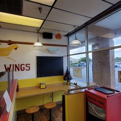 Just Wings - Window seating and entrance.