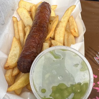 Chippy Of Windsor - Jumbo Sausage, Chios & Mushy Peas - Fish & Chips Near Me - Windsor