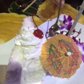 Indochine - Coconut cake and ice cream - Asian Fusion Near Me - Wilmington, North Carolina