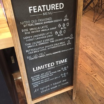 The Press Espresso  - Special menu as of 11/11/18 - Bakeries Near Me - Temecula, California