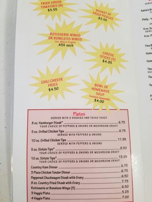 Menu photo 4 Blue Ridge Diner Boone, NC