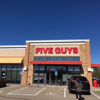 Five Guys - the front of a five guys store - Burgers Near Me - Shoreview, Minnesota Five Guys - the front of a five guys store - Burgers Near Me - Shoreview, Minnesota
