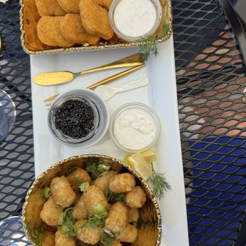 Domaine Carneros - Crispy Caviar set - Wineries Near Me - Napa, California