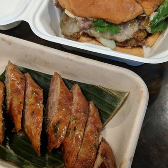 Taurus Ox - Lao burger & pork sausage - Laotian Near Me - Seattle, Washington Taurus Ox - Lao burger & pork sausage - Laotian Near Me - Seattle, Washington