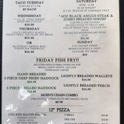 Judy's Twin Pines - Menu 8/13/26